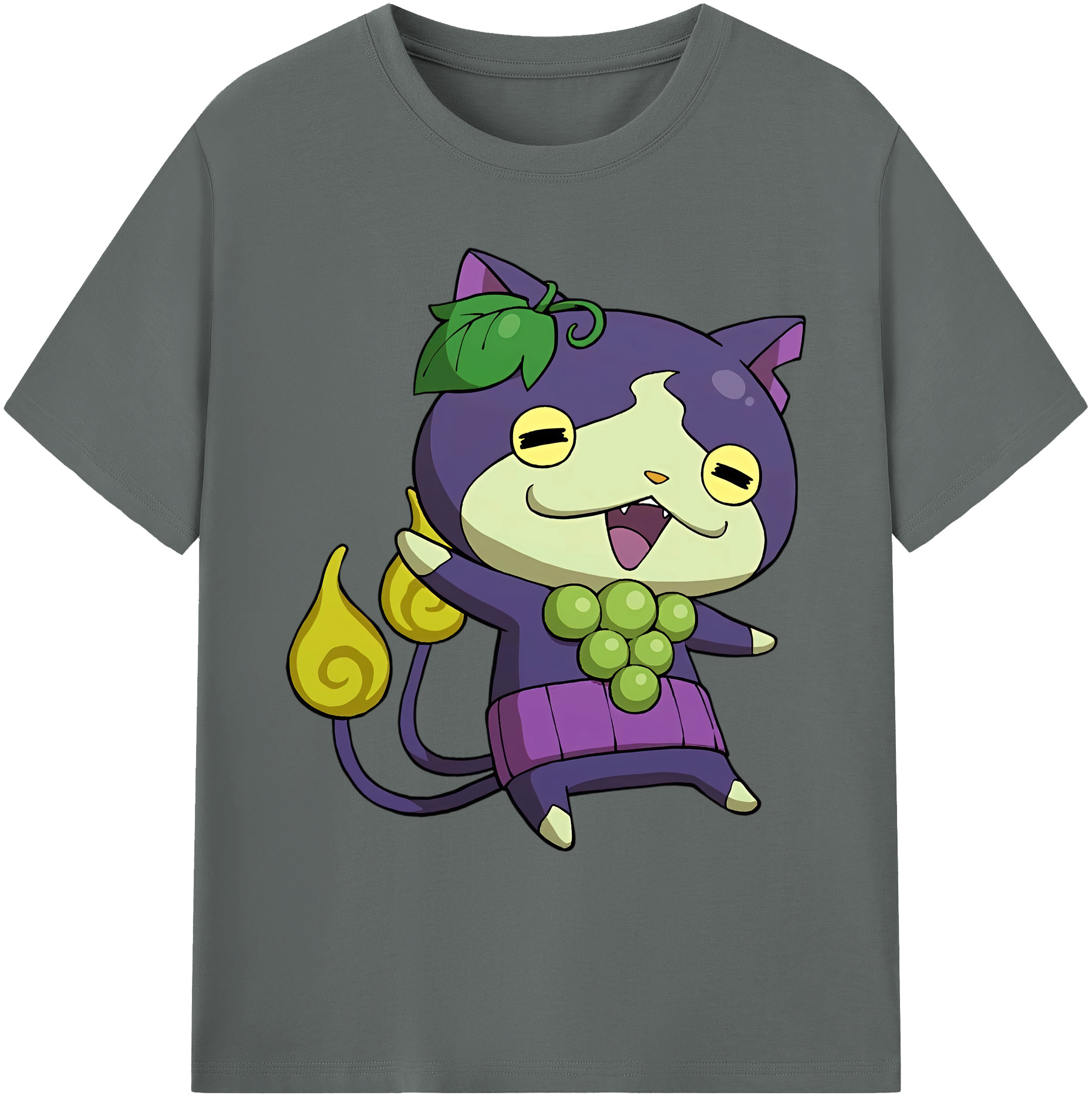 （画像用） 妖怪ウォッチ Yo-kai Watch 綿100％ メンズ半袖Tシャツ｜肌触りやわらか＆通気性
